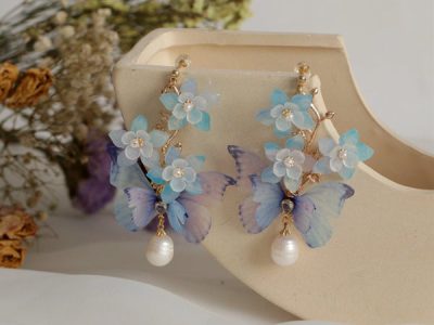 Hydrangea Drop Earrings